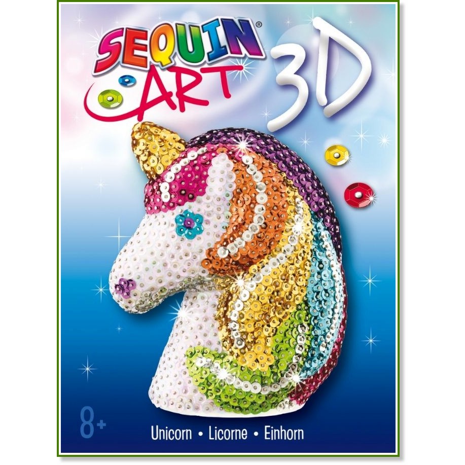    3D   - Sequin Art -   -  