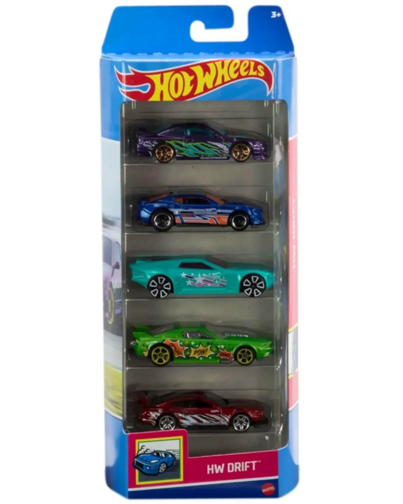   HW Drift - Mattel - 5 ,   Hot Wheels - 