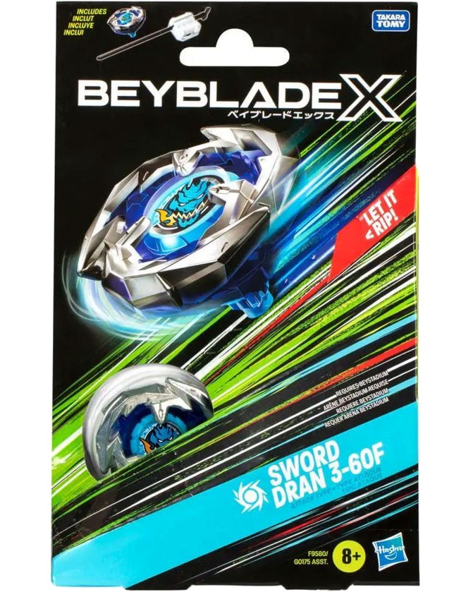     Sword Dran 3-60F - Hasbro -   BeybladeX - 