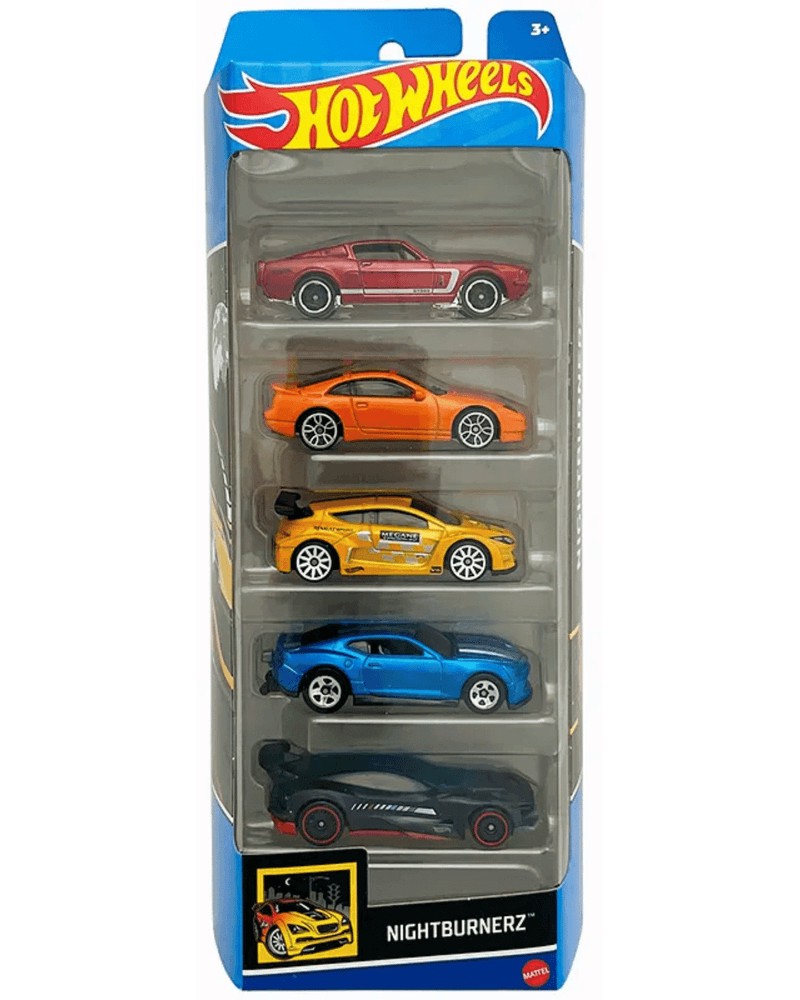   Nightburnerz - Mattel - 5 ,   Hot Wheels - 