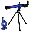 Телескоп с трипод и микроскоп с аксесоари - Детски играчки - играчка