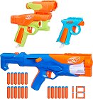 Nerf - Gear Up - 3 бластера с 18 стрелички - играчка