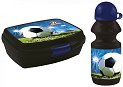 Детски комплект за храна Derform - С вместимост на бутилката 330 ml, от серията Football - играчка