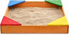 Детски дървен пясъчник - Ginger Home - С размери 90 x 90 cm - продукт