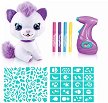 Плюшена котка за оцветяване - Canal Toys - Творчески комплект от серията Airbrush Plush - играчка