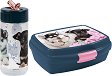Детски комплект за храна Derform - Вместимост на бутилката 330 ml, от серията Cleo and Frank - продукт