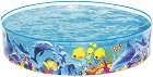 Детски басейн Морски живот - Bestway - С вместимост 946 l и размери ∅ 183 x 38 cm - басейн