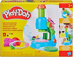 Микроскоп със светлина и лупа - Play-Doh - Творчески комплект - творчески комплект