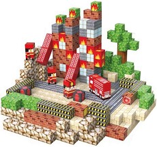 Магнитен конструктор Raging Fire Hero - 100 части - играчка
