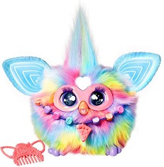 Плюшена интерактивна играчка Furby Tie Dye - Hasbro - От серията Furby - играчка