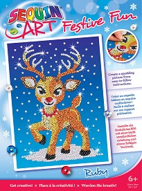    Sequin Art -   -     Festive Fun -  