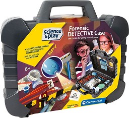 Детективски куфар - Clementoni - С аксесоари - играчка